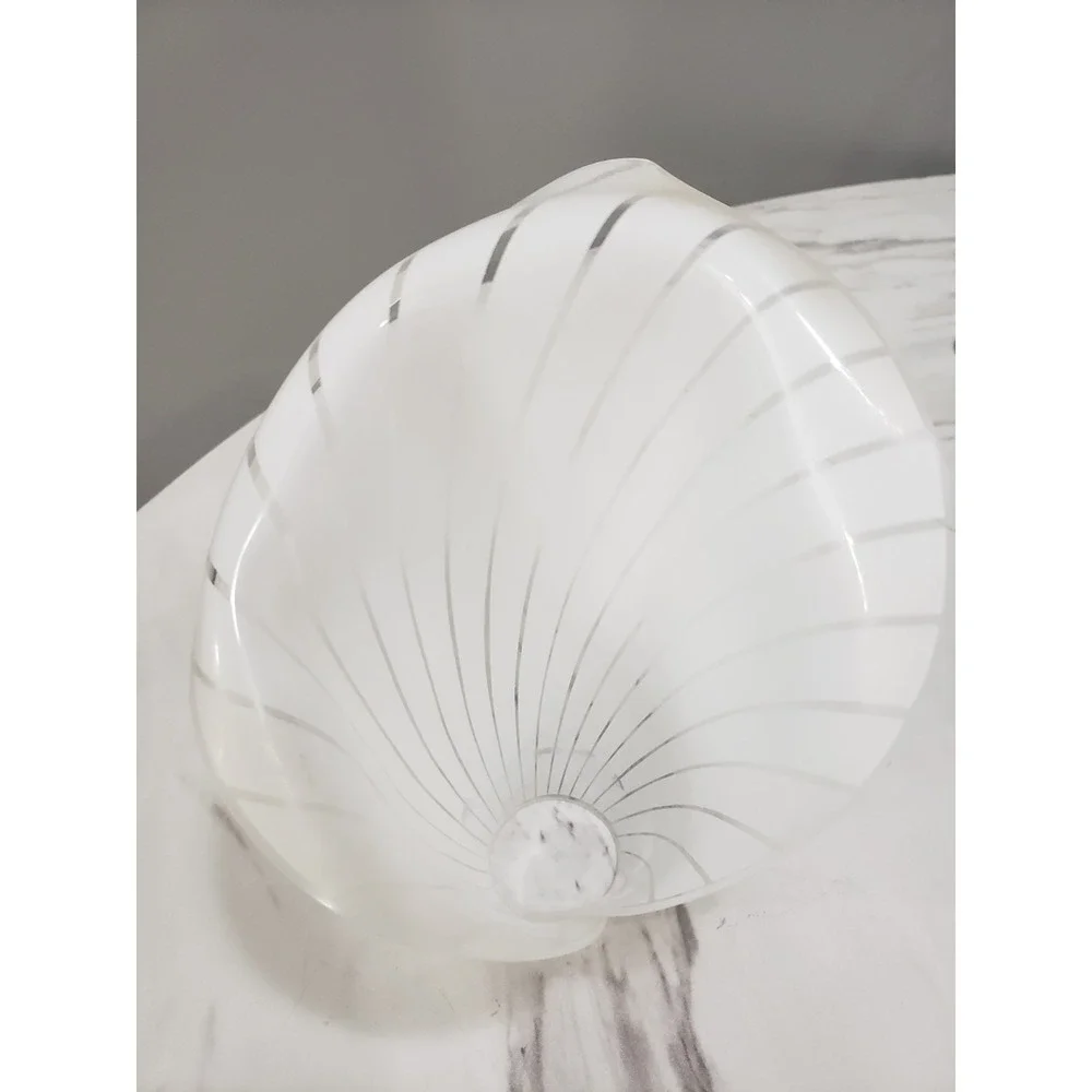 REPLACEMENT SHADE - Vintage Calla Lily Six Shade Table‎ Lamp White #3